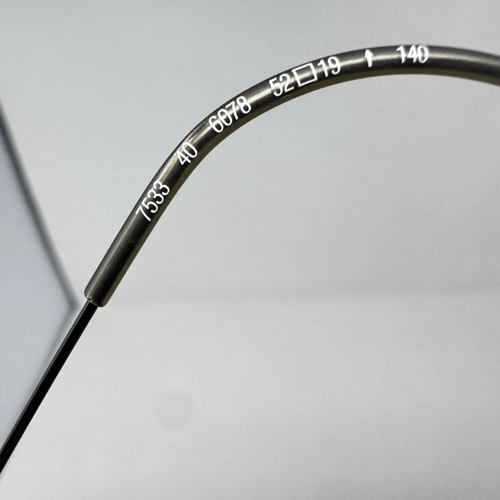 Silhouette Titan 7533 6078 Silver Gray Eyeglass Frames 52-19-140 Austria